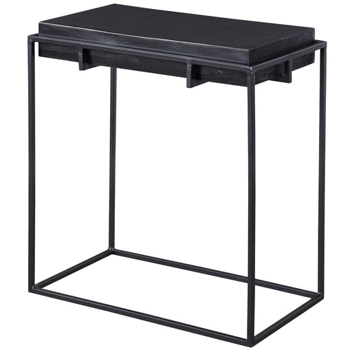Uttermost - 25106 - Side Table - Telone - Dark Oxidized Black