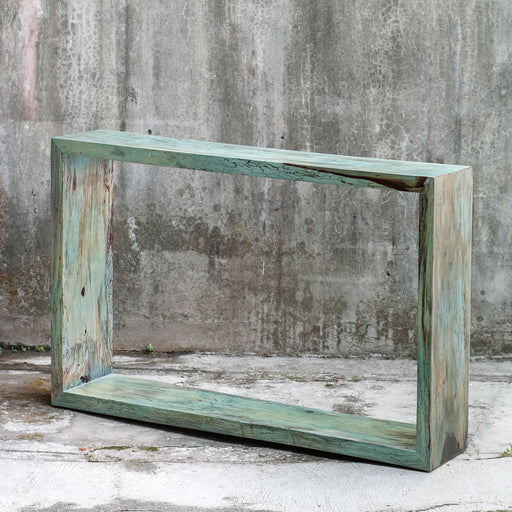 Uttermost - 25456 - Console Table - Teo - Blue-green