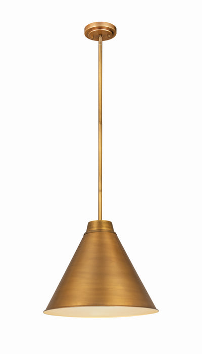 Z-Lite - 6011P18-RB - One Light Pendant - Eaton - Rubbed Brass
