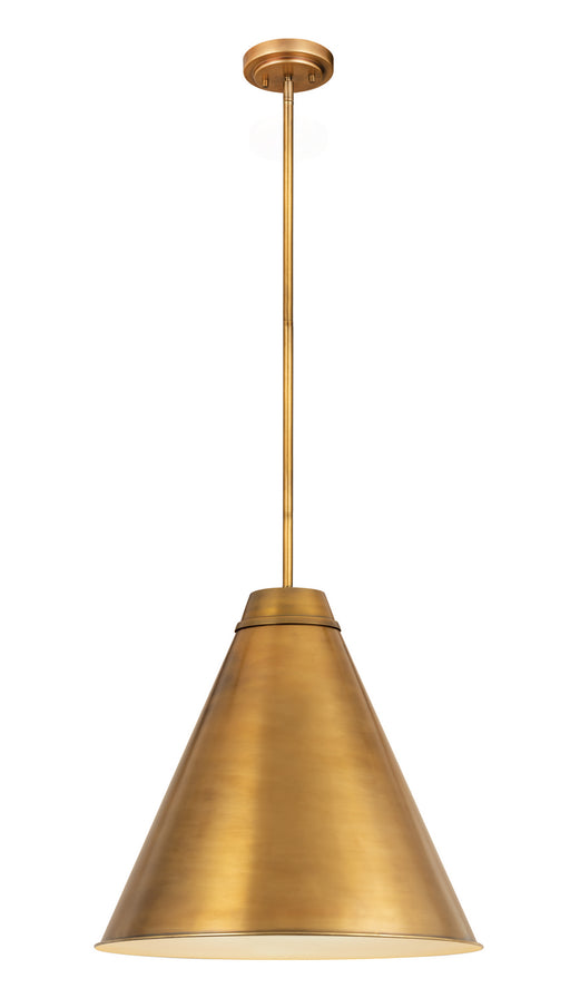 Z-Lite - 6011P24-RB - One Light Pendant - Eaton - Rubbed Brass