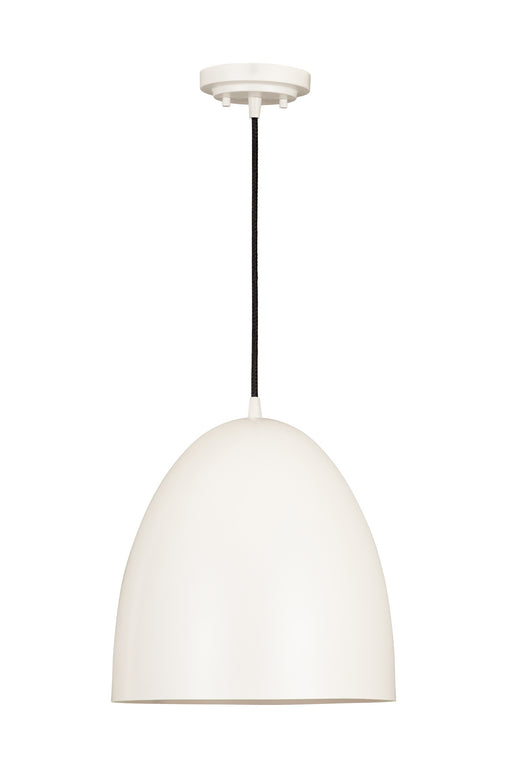 Z-Lite - 6012P12-SWH - One Light Pendant - Z Studio Dome Pendant - Satin White