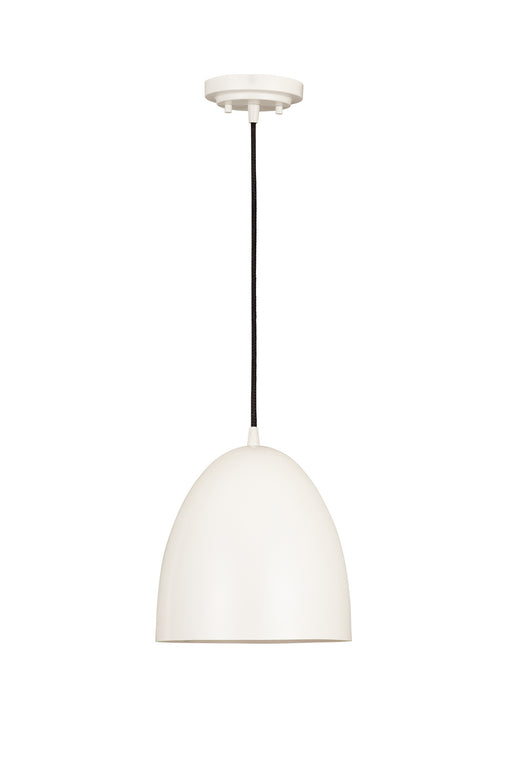 Z-Lite - 6012P9-SWH - One Light Pendant - Z Studio Dome Pendant - Satin White