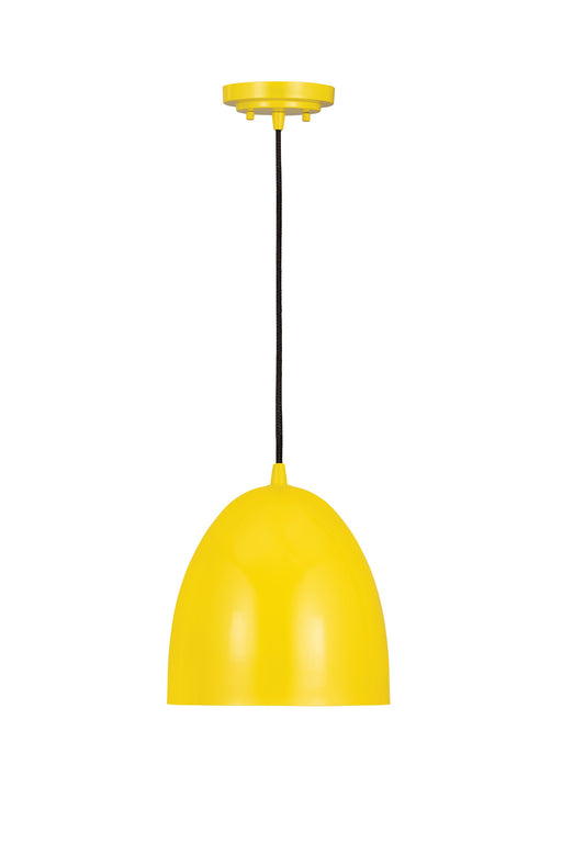 Z-Lite - 6012P9-YEL - One Light Pendant - Z Studio Dome Pendant - Yellow