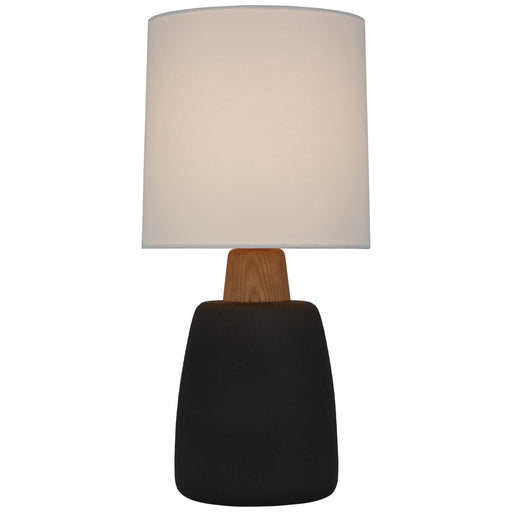 Visual Comfort - BBL 3610PRB-L - LED Table Lamp - Aida - Porous Black and Natural Oak