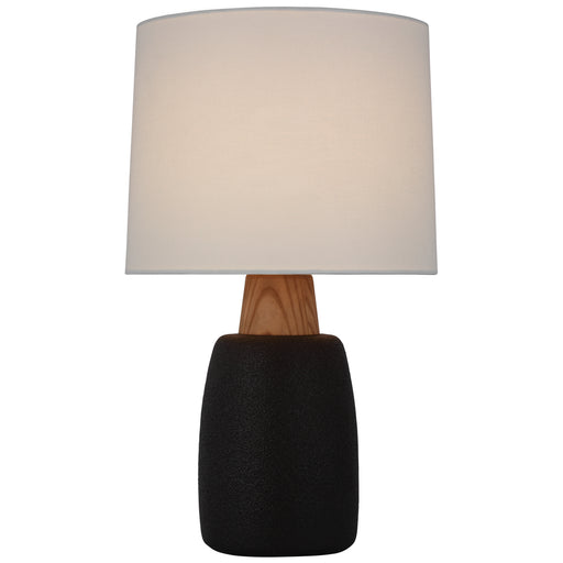 Visual Comfort - BBL 3611PRB-L - LED Table Lamp - Aida - Porous Black and Natural Oak
