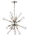 Zeev Lighting - CD10168-12-PN - Chandelier - Muse - Polished Nickel With Glass Cubes