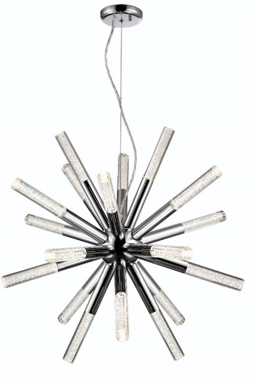 Zeev Lighting - CD10234-LED-CH - LED Chandelier - Empire - Chrome With Seeded Acrylic