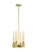 Zeev Lighting - P30099-4-AGB - Pendant - Placid - Aged Brass