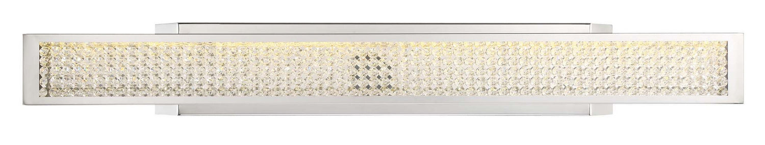 Zeev Lighting - WS70025-LED-CH - LED Wall Sconce - Polar - Chrome With Crushed Crystal