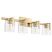 Quorum - 5190-4-80 - Four Light Vanity - Aged Brass