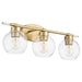 Quorum - 5317-3-80 - Three Light Vanity - Vol?n - Aged Brass