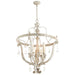 Cyan - 10386 - Eight Light Chandelier - Weathered Grey