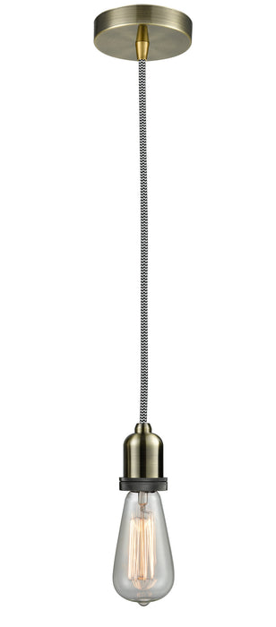 Innovations - 100AB-10BW-0AB - One Light Mini Pendant - Whitney - Antique Brass