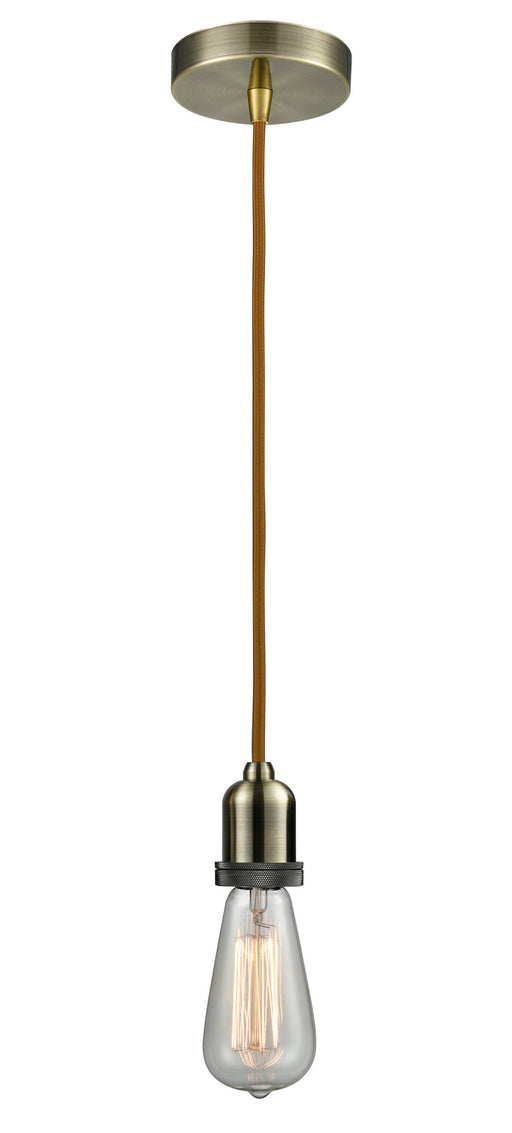 Innovations - 100AB-10CR-0AB - One Light Mini Pendant - Whitney - Antique Brass