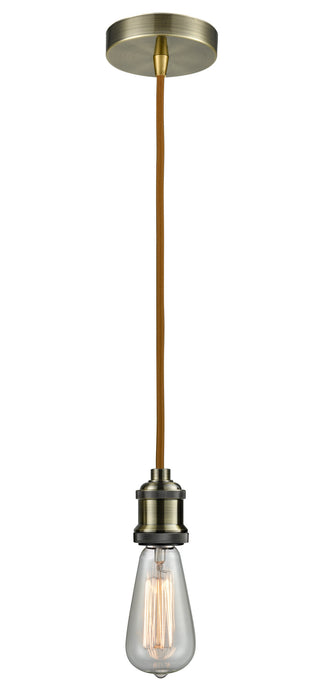 Innovations - 100AB-10CR-1AB - One Light Mini Pendant - Edison - Antique Brass