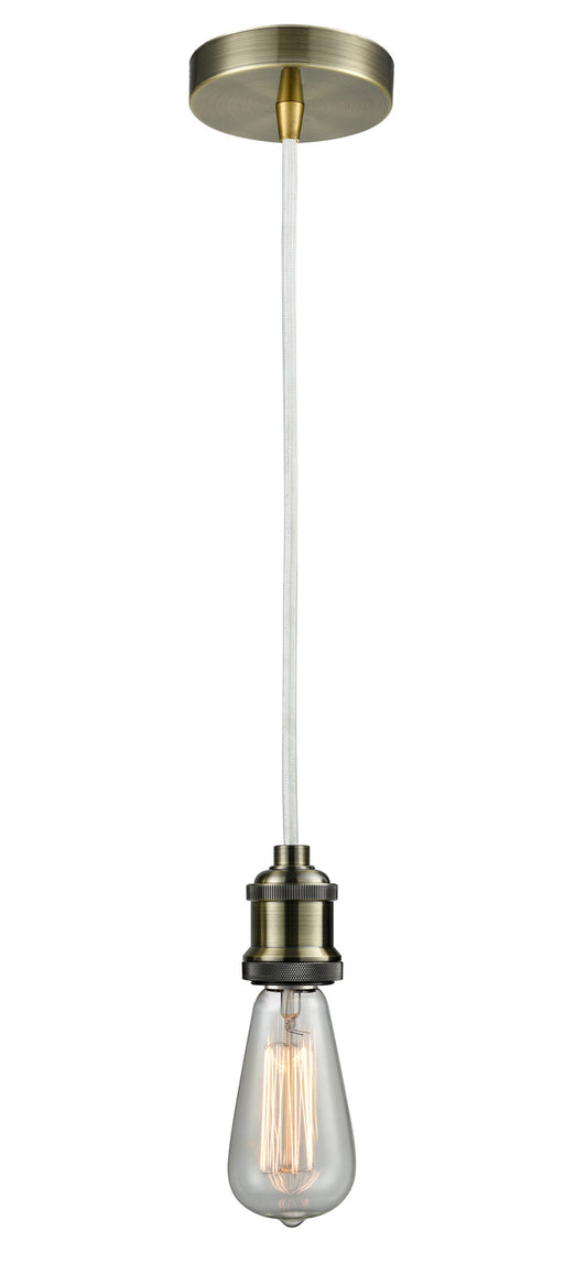 Innovations - 100AB-10W-1AB - One Light Mini Pendant - Edison - Antique Brass