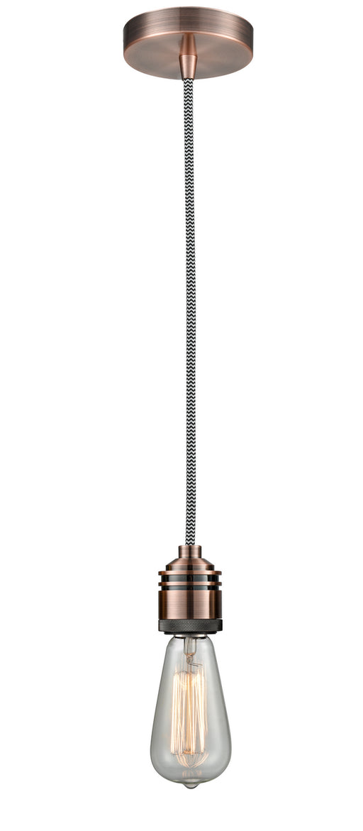 Innovations - 100AC-10BW-2AC - One Light Mini Pendant - Winchester - Antique Copper