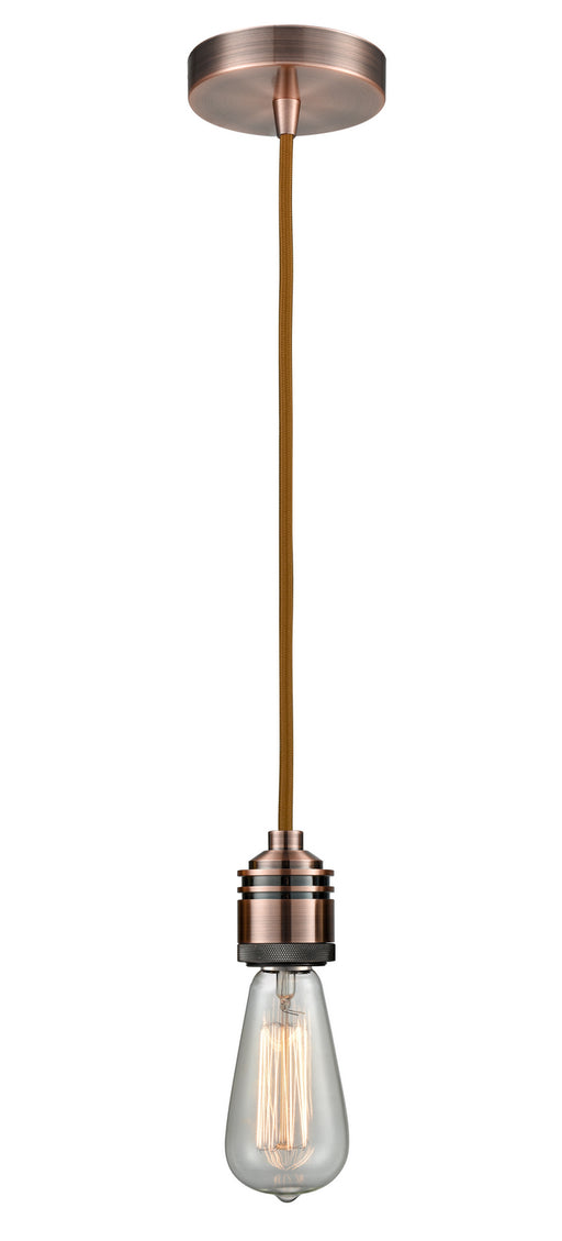 Innovations - 100AC-10CR-2AC - One Light Mini Pendant - Winchester - Antique Copper