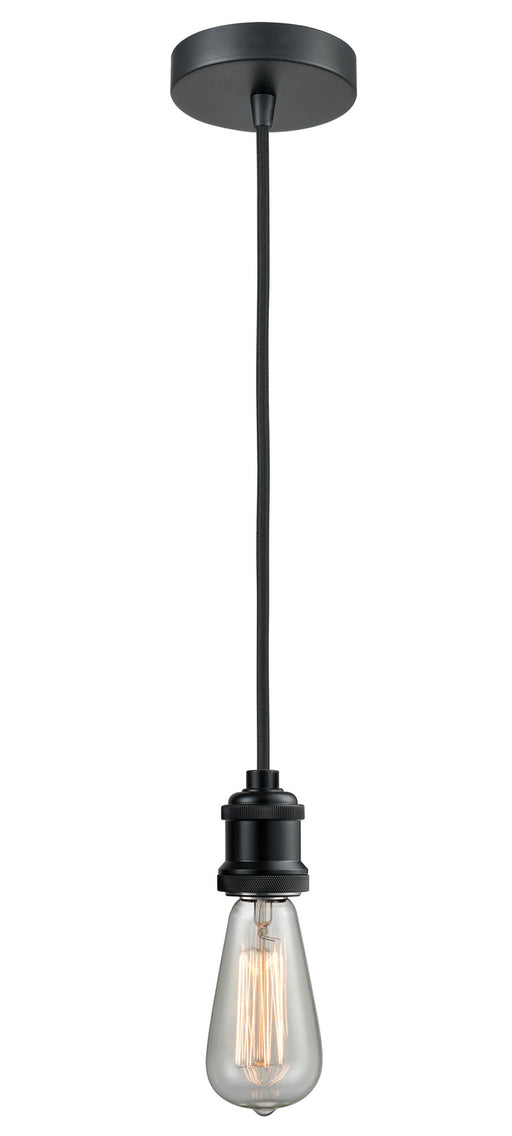 Innovations - 100BK-10BK-1BK - One Light Mini Pendant - Edison - Matte Black