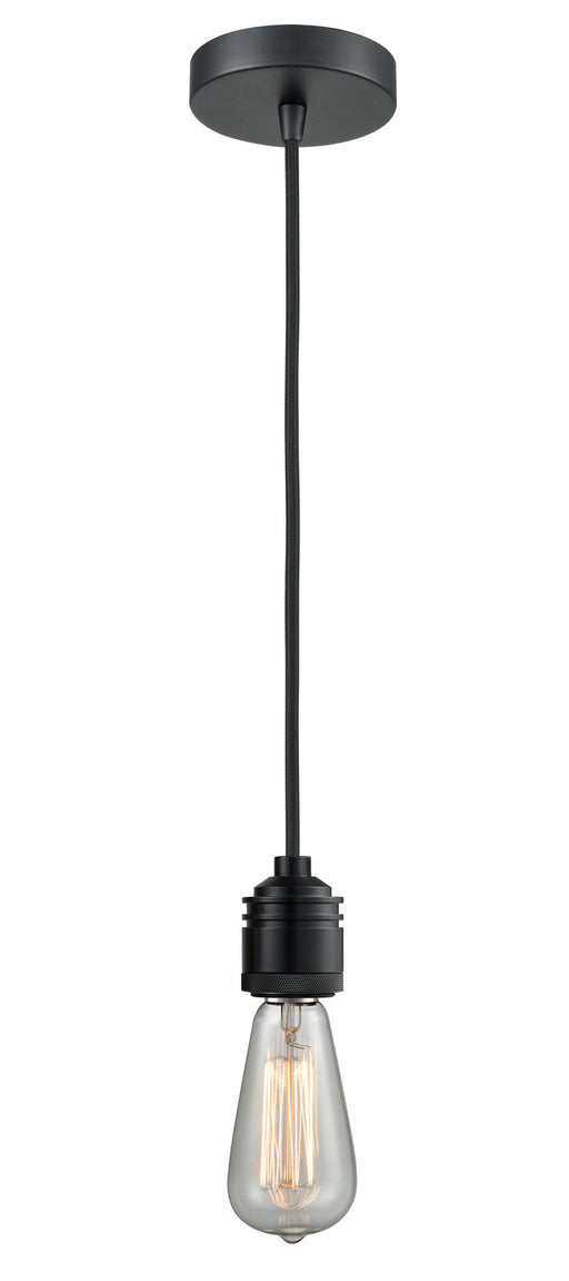 Innovations - 100BK-10BK-2BK - One Light Mini Pendant - Winchester - Matte Black