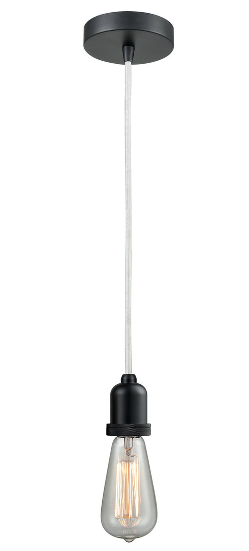 Innovations - 100BK-10W-0BK - One Light Mini Pendant - Whitney - Matte Black