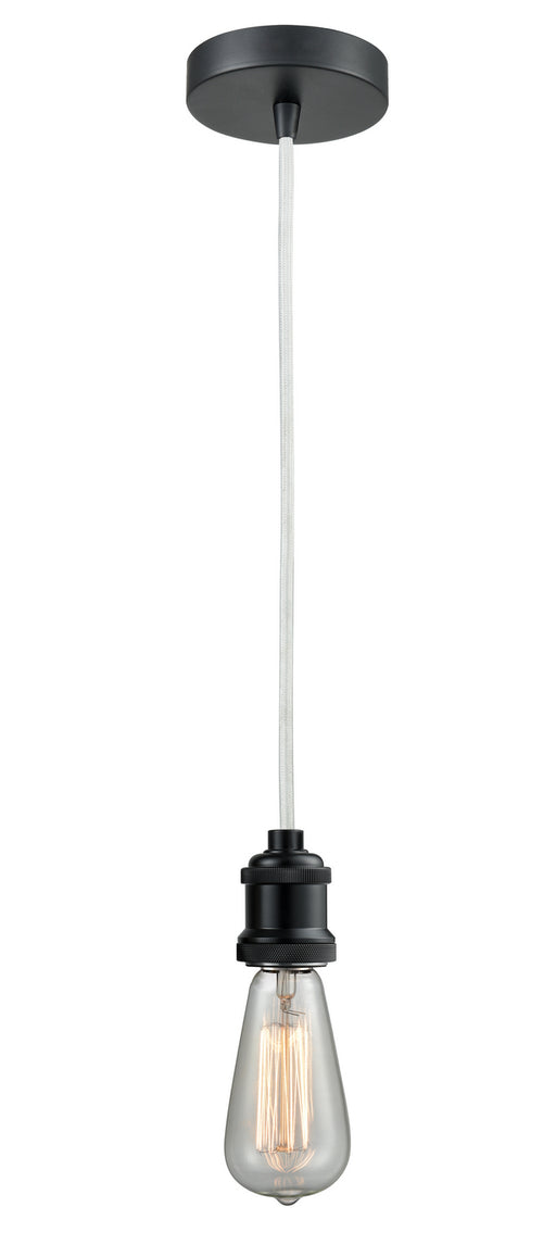 Innovations - 100BK-10W-1BK - One Light Mini Pendant - Edison - Matte Black