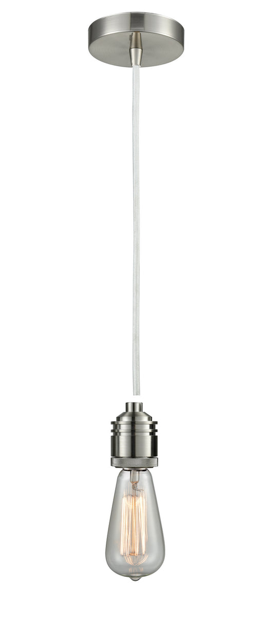 Innovations - 100SN-10W-2SN - One Light Mini Pendant - Winchester - Satin Nickel