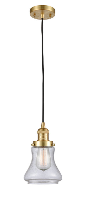Innovations - 201C-SG-G194-LED - LED Mini Pendant - Franklin Restoration - Satin Gold