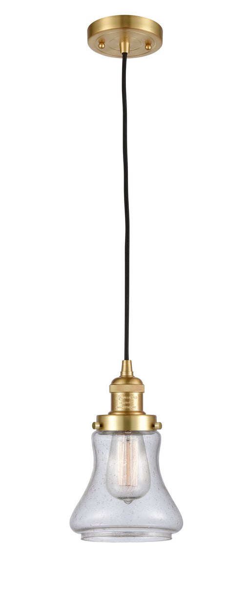 Innovations - 201C-SG-G194-LED - LED Mini Pendant - Franklin Restoration - Satin Gold