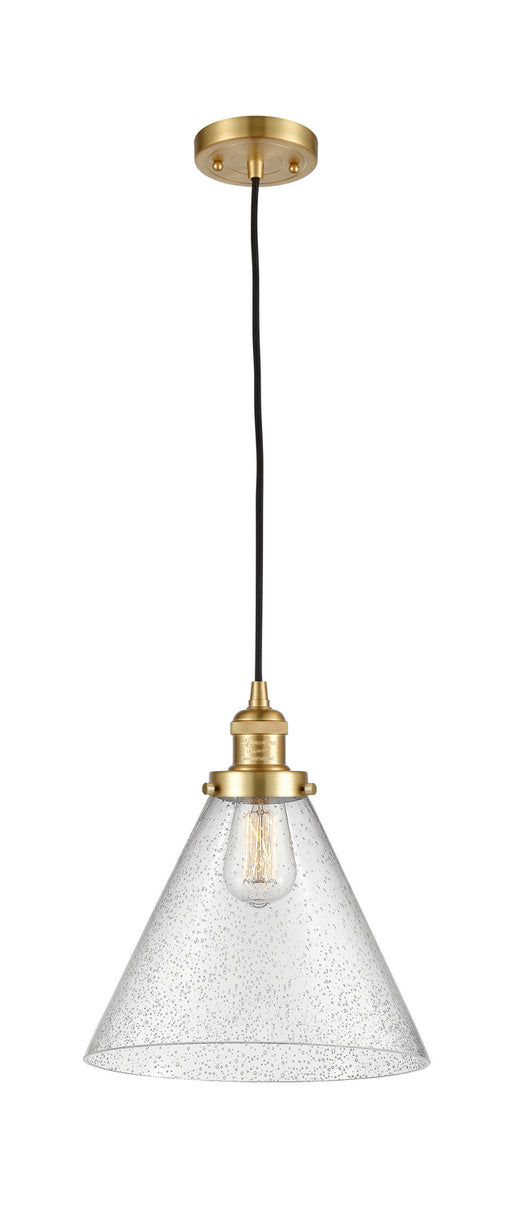 Innovations - 201C-SG-G44-L-LED - LED Mini Pendant - Franklin Restoration - Satin Gold