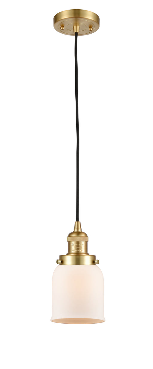 Innovations - 201C-SG-G51-LED - LED Mini Pendant - Franklin Restoration - Satin Gold