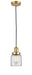 Innovations - 201C-SG-G52-LED - LED Mini Pendant - Franklin Restoration - Satin Gold