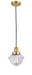 Innovations - 201C-SG-G532-LED - LED Mini Pendant - Franklin Restoration - Satin Gold