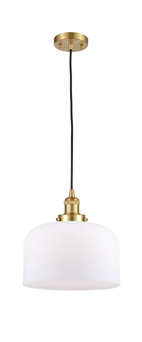 Innovations - 201C-SG-G71-L - One Light Mini Pendant - Franklin Restoration - Satin Gold