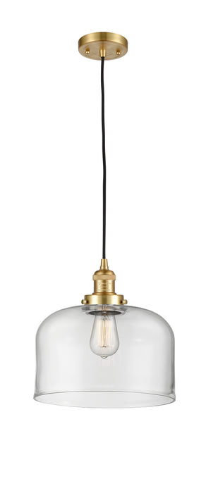 Innovations - 201C-SG-G72-L-LED - LED Mini Pendant - Franklin Restoration - Satin Gold