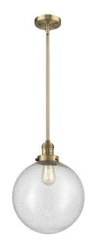 Franklin Restoration LED Mini Pendant Brushed Brass