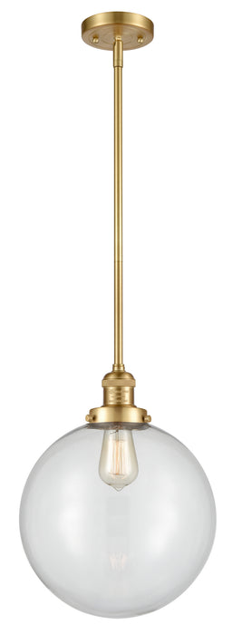 Innovations - 201S-SG-G202-12-LED - LED Mini Pendant - Franklin Restoration - Satin Gold