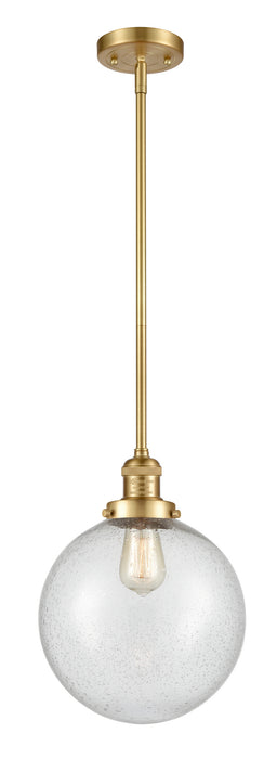Innovations - 201S-SG-G204-10-LED - LED Mini Pendant - Franklin Restoration - Satin Gold