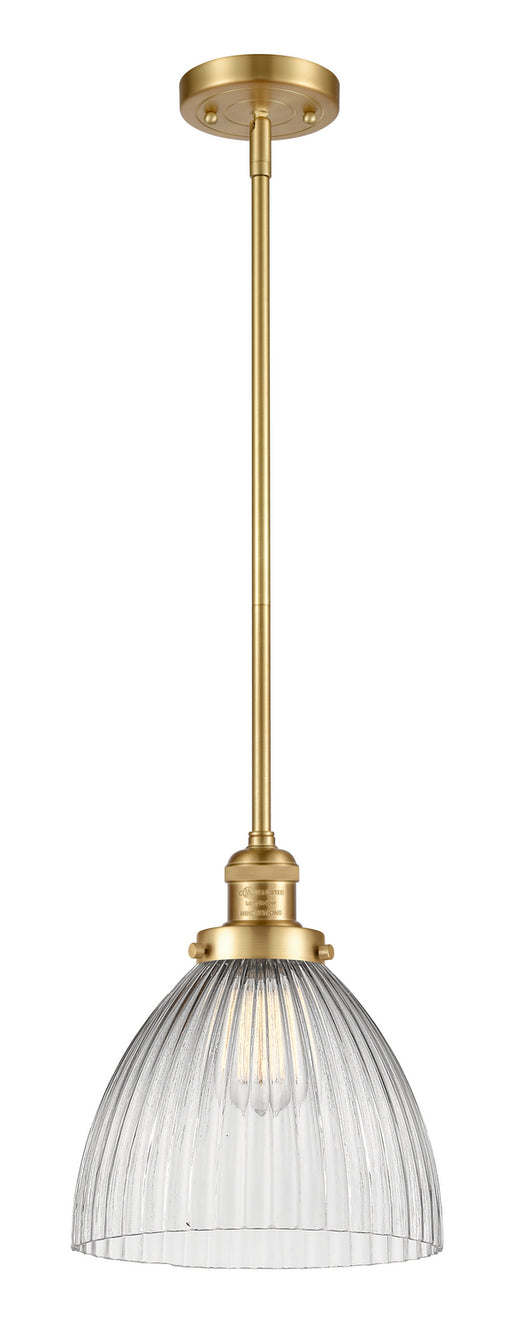 Innovations - 201S-SG-G222-LED - LED Mini Pendant - Franklin Restoration - Satin Gold