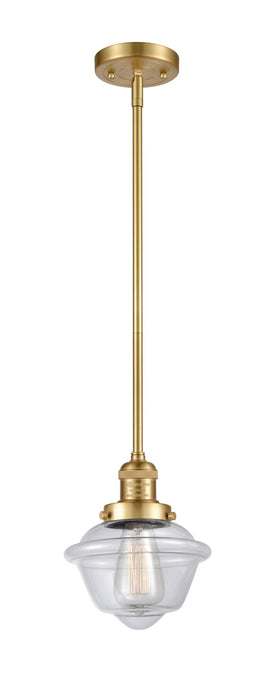 Innovations - 201S-SG-G532-LED - LED Mini Pendant - Franklin Restoration - Satin Gold