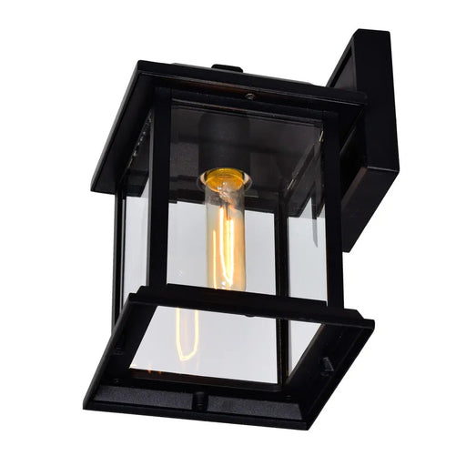 CWI Lighting - 0409W8-1-101 - One Light Outdoor Wall Lantern - Blackbridge - Black