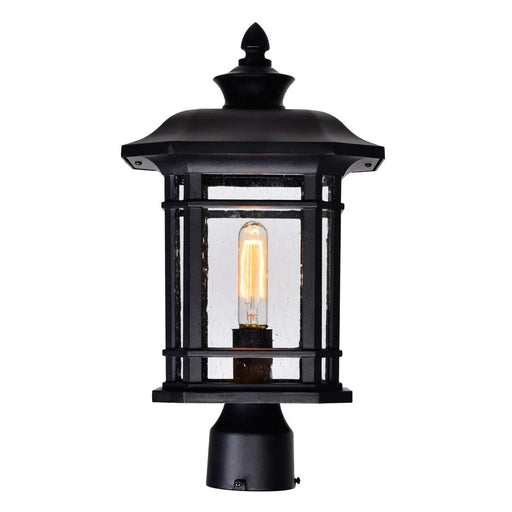 CWI Lighting - 0411PT9-1-101 - One Light Outdoor Lantern Head - Blackburn - Black