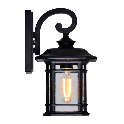 CWI Lighting - 0411W8-1-101 - One Light Outdoor Wall Lantern - Blackburn - Black