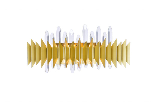 CWI Lighting - 1247W24-7-602 - Seven Light Wall Sconce - Cityscape - Satin Gold