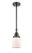 Innovations - 447-1S-BK-G51 - One Light Mini Pendant - Franklin Restoration - Matte Black