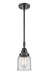 Innovations - 447-1S-BK-G52 - One Light Mini Pendant - Franklin Restoration - Matte Black