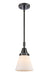 Innovations - 447-1S-BK-G61 - One Light Mini Pendant - Franklin Restoration - Matte Black