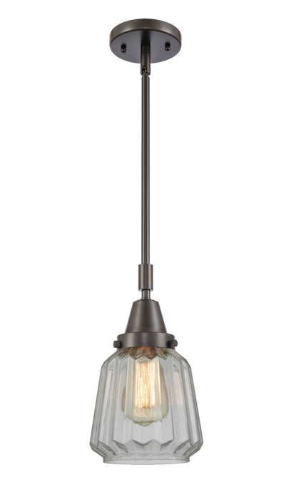 Innovations - 447-1S-OB-G142 - One Light Mini Pendant - Franklin Restoration - Oil Rubbed Bronze