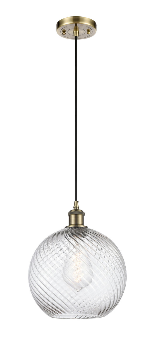 Innovations - 516-1P-AB-G1214-10 - One Light Mini Pendant - Ballston - Antique Brass