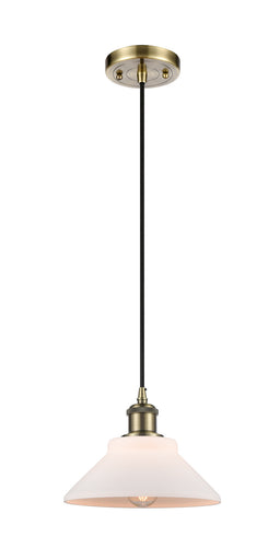 Ballston One Light Mini Pendant Antique Brass